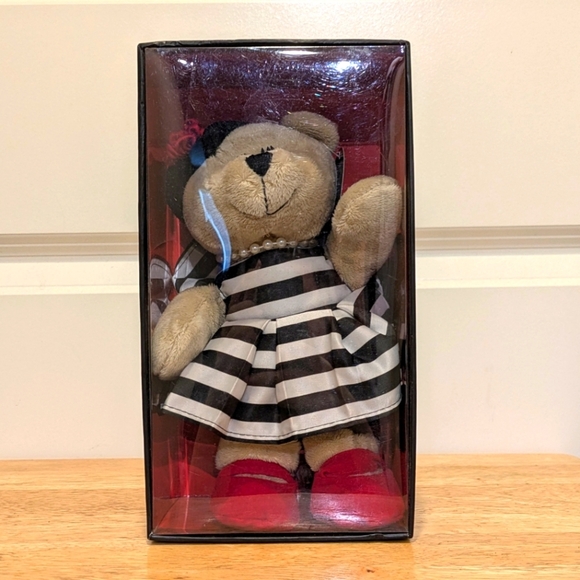 EUC 2013 Alice & Olivia x Starbucks Holiday Barista Bear with Original Box - Picture 2 of 9